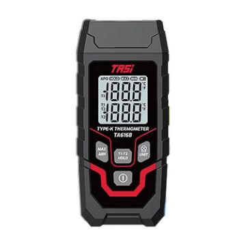 TRSI TA616B Dual Channel K-Type Thermocouple Thermometer - 1