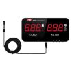 TRSI TA623B Wall-mounted Thermometer Hygrometer, 5m Probe - 1