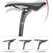 TOSEEK Carbon Fiber Bike Sitting Tube 31.6x350mm Grey - 4