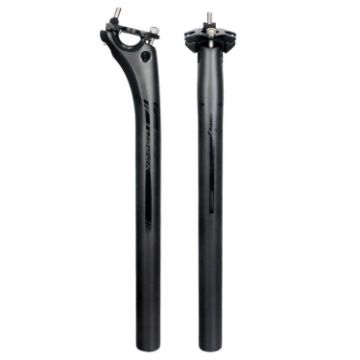 TOSEEK Carbon Fiber Bike Seat Tube, 27.2x400mm (Black) - 1