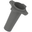 Dark Grey Silicone Protective Cover for Shure SM58 Mic (No Switch) - 4