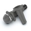Dark Grey Silicone Protective Cover for Shure SM58 Mic (No Switch) - 6