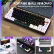 HXSJ V700WB Wired RGB Backlit 61-Key Membrane Keyboard, 1.7m Cable - 4