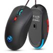 HXSJ X200 3600DPI Wired Mouse, 1.5m Cable, Colorful Luminous, Black - 5