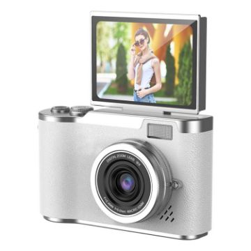 LK007 2.4" HD CCD Retro White Kids Camera - 1