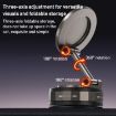 CCT30-2F Rotating Magnetic Car Phone Holder (Black) - 4
