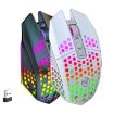 HXSJ T500 White 2.4G Rechargeable Backlight Wireless Mouse - 2