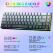 HXSJ V200 RGB Backlight 68-Key Wired Membrane Keyboard (Black) - 3