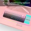 HXSJ V200 RGB Backlight 68-Key Wired Membrane Keyboard (Black) - 5