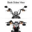 Harley Davidson Retro Rearview Mirrors Set - Black (2pcs) - 5