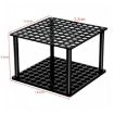 96-Hole Black Acrylic Paint Brush and Pencil Stand YX163 - 3