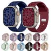 Concave Leopard Buckle Silicone Band for Apple Watch 44-49mm (Starlight) - 5