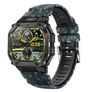 HT34 Camouflage 1.75" IPS Screen 3ATM Outdoor Sports Smartwatch - 1