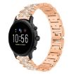 Fossil Gen 5 Diamond Jewelry Steel Watch Band 22mm Rose Gold - 1