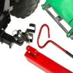 Trailer Towing Hook Bracket with Removable Pin for Trash Can - 4