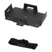 Aluminum Battery Tray Bracket for 12V/6V, 7-15AH Batteries, Black - 3