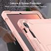 Samsung Galaxy Tab S10 FE+ Shockproof Silicone Case Rose Gold - 5