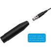 3 Pin XLR Lavalier Microphone, 1.5m Cable, Metal Head - 4