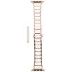 Rose Gold White Ceramic Steel Band for Apple Watch 49/46/45/44mm - 2