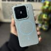 Xiaomi 13 Light Blue MagSafe Litchi Grain TPU Phone Case - 2