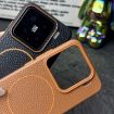 Xiaomi 13 Pro MagSafe Litchi Grain TPU Case - Titanium Gray - 5