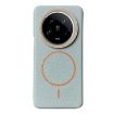Xiaomi 14 Ultra Thin Circle MagSafe TPU Case - Blue Orange Grain - 1