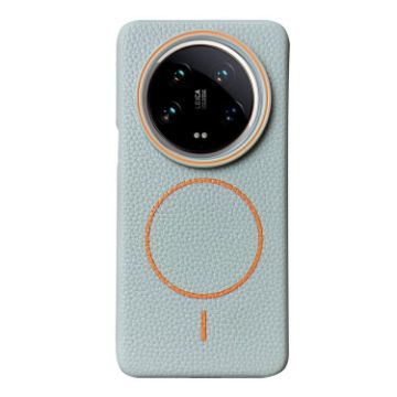 Xiaomi 14 Ultra Thin Circle MagSafe TPU Case - Blue Orange Grain - 1