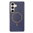 Samsung Galaxy S24 5G Dark Blue Orange MagSafe TPU Case - 1