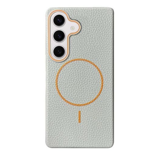 Samsung Galaxy S24+ 5G Grey Orange MagSafe TPU Case - 1