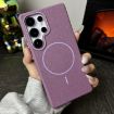 Samsung Galaxy S25+ 5G MagSafe Litchi Grain TPU Case (Purple) - 2