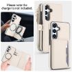 Galaxy S25 5G Wallet Leather Phone Case with Lanyard (White) - 3