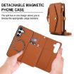 Samsung Galaxy S25 5G Leather Wallet Phone Case with Lanyard - 2