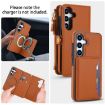 Samsung Galaxy S25 5G Leather Wallet Phone Case with Lanyard - 3
