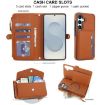 Samsung Galaxy S25 5G Leather Wallet Phone Case with Lanyard - 4
