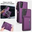 Samsung Galaxy S21+ 5G Leather Wallet Case with Lanyard - Dark Purple - 3