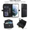 Samsung Galaxy S21 5G Detachable Leather Wallet Case with Lanyard - 4