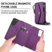 Samsung Galaxy S21 5G Leather Wallet Case with Lanyard (Dark Purple) - 2