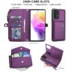 Samsung Galaxy A33 5G Wallet Case with Lanyard (Dark Purple) - 4