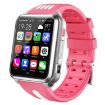 H1 1.54" Dual Camera Smart Watch with SIM/GPS/Temp (Silver Pink) - 1