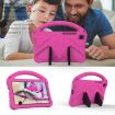 Galaxy Tab A 8.0 2019 T290/T295 Anti-Fall Case with Holder (Rose Red) - 3