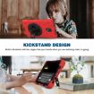 Red Shockproof Case for Galaxy Tab Active 3 T570/T575, Straps Included - 6