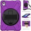 Lenovo Tab M8 (2020) Shockproof Case with Holder & Straps (Purple) - 2