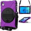 Lenovo Tab M8 (2020) Shockproof Case with Holder & Straps (Purple) - 5