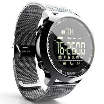 Lokmat MK18 1.1" IP68 Waterproof Smartwatch, Silver, Monitor & Reminders - 1