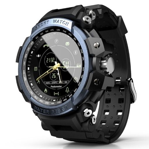 Lokmat MK28 1.4" FSTN Screen IP68 Waterproof Smart Watch Blue - 1
