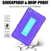 Galaxy Tab A 8.0 (2019) Shockproof Case, Purple Mint Green - 5