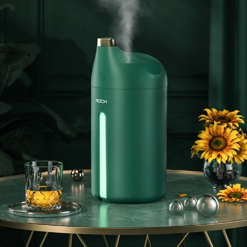 ROCK Green Elephant Shape Mute Humidifier for Home, Office, Car - 1