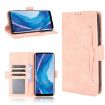 Ulefone Note 11P Pink Leather Flip Case with Holder & Card Slots - 1
