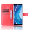 Ulefone Note 11P Red Leather Flip Case with Card Slots & Holder - 4