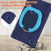 Samsung Galaxy Tab A7 10.4 Case with Holder & Strap (Navy/Blue) - 3